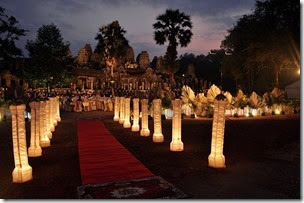 Cambodia Angkor Bayon at night 140120_0422