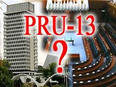 Tarikh sebenar pilihan raya umum ke 13 belum diumumkan Bilakah Tarikh sebenar PRU 13.png