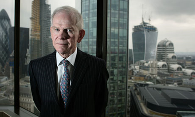 Environmental philanthropist Jeremy Grantham: 'Anyone who says government can’t do this, or can’t do that, I say a pox on you'. During a Keystone XL pipeline protest, he said, 'What we are trying to do is buy time. Buy time for the world to wake up.' Photo: Martin Godwin / Guardian