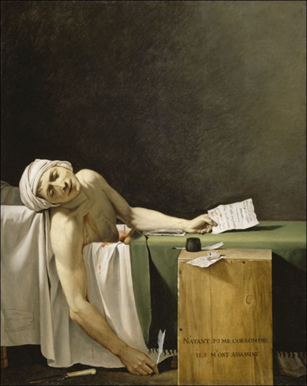 Jacques Louis David, Marat assassiné Jacques Louis David, Marat assassiné