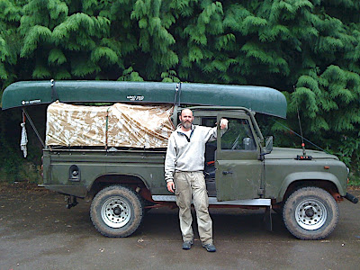 Loaded up, the end of a great trip on the Wye.