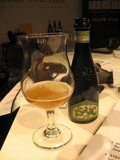 Baladin's Issac is a smooth Italian witbier with aromas of banana, pear, and coriander.  It makes an elegant apertif, or could pair well with fried chicken.