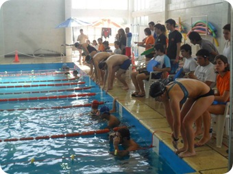 Competencia en el Natatorio de San Clemente