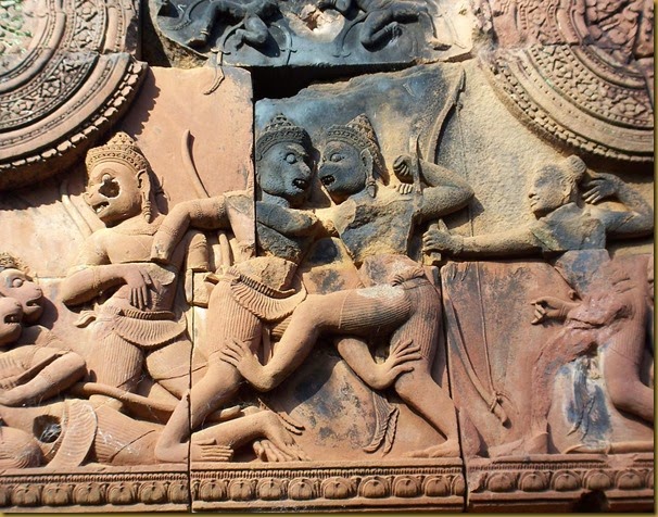 Banteay Srei bas relief