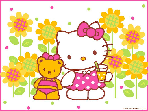 cute hello kitty backgrounds