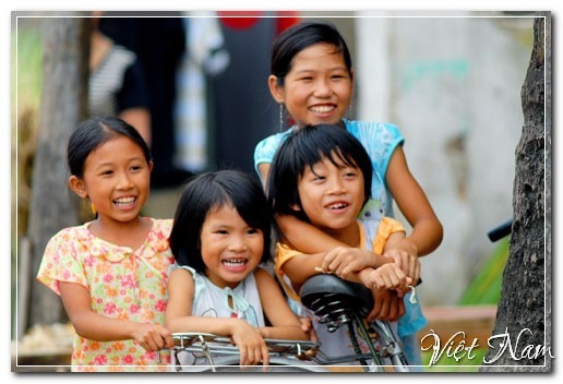 Nét mộc mạc của trẻ em nông thôn, Việt Nam