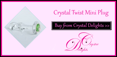 Buy the Crystal Twist Mini Plug at Crystal Delights