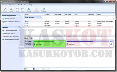 Partition Manager Gratis untuk Windows