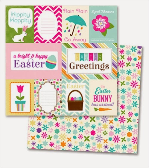 Scrapbook Paper - Easter Journaling Paper