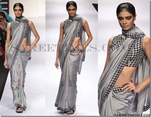 Vivek_Kumar_Grey_Designer_Saree
