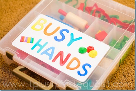Busy Hands Play Dough Box