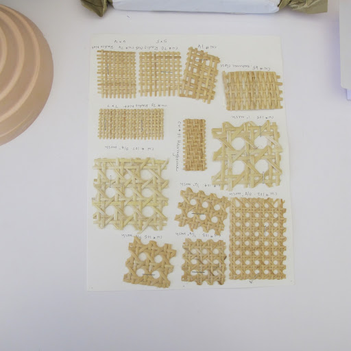 I recently inherited this from a former colleague's desk. It's just samples of wicker but I think it is really lovely.