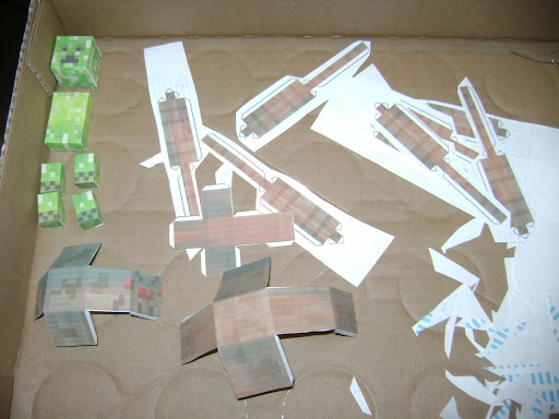 Minecraft Spider Papercraft