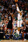 lebron james nba 130127 mia at bos 20 Closer Look at Nike LeBron X Black Suede PE by Nike Sportswear