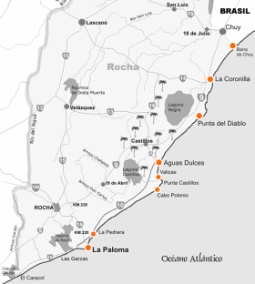 Mapa de Rocha Mapa de Rocha