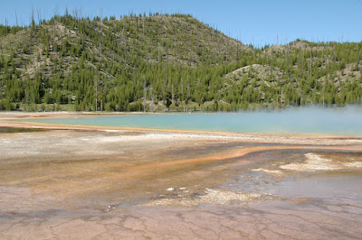 Grand Prismatic Spring南端