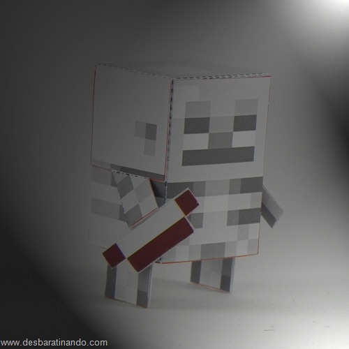 Paper Toys minecraft Skeleton Archer Paper Toys minecraft Skeleton Archer
