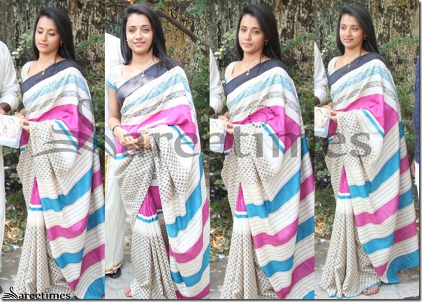 Trisha_White_Fancy_Saree