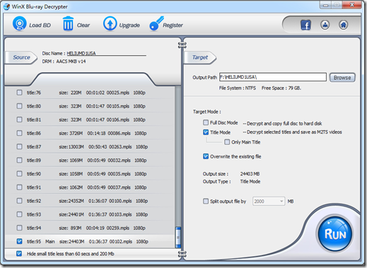 WinX Blu-ray Decrypter