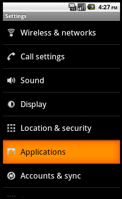 android screenshot