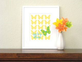 Quote Art Dare to be Different ColorBee Quote Art Dare to be Different ColorBee