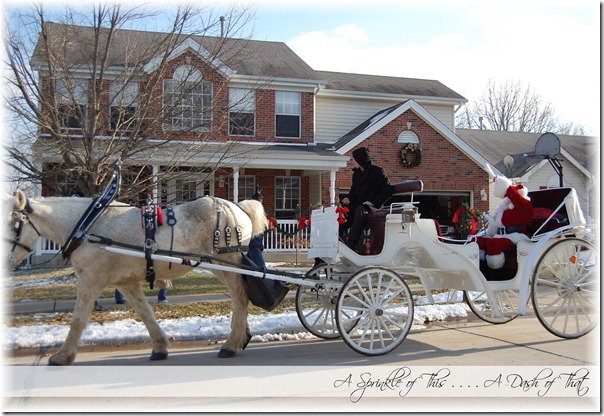 Santa and his Sleigh {A Sprinkle of This . . . . A Dash of That} Santa and his Sleigh {A Sprinkle of This . . . . A Dash of That}