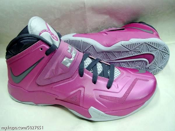 LeBron8217s Nike Zoom Soldier VII 8220Think Pink8221 599264600