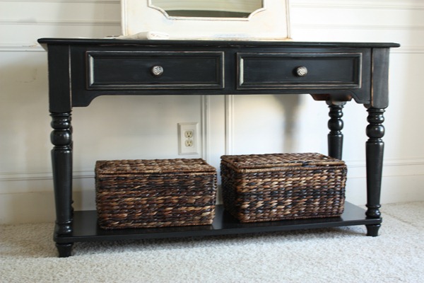 How To Get a Beautiful Black Finish - Pottery Barn Style by The Yellow Cape Cod