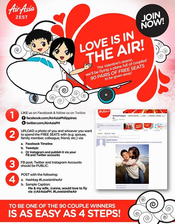 Air Asia LoveIsInTheAir Contest