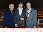 Lord Yehudi Menuhin, Julian Rachlin, Boris Kuschnir