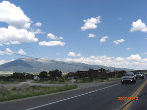 Columbia and Yale Mt., Buena Vista CO.  CO Hy. 24.