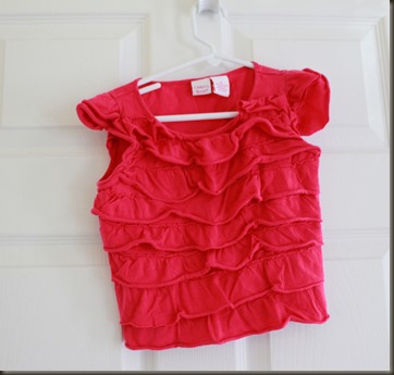 ruffle refashion children's refashion dress