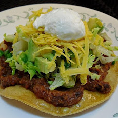 Black Bean Tostada