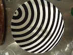 Add drama to your table with these black-and-white side plates from the Conran Shop (conranusa.com).