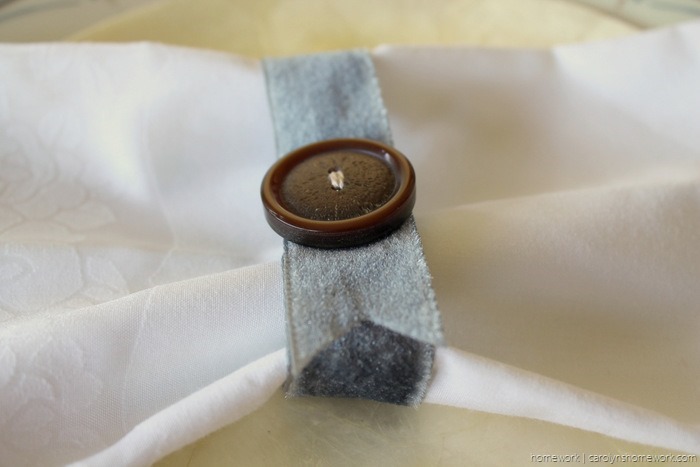 Vintage Button Napkin Ring via homework - carolynshomework (1)