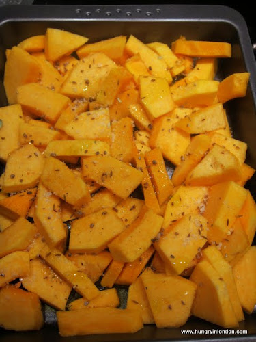  Ute cooks: ROASTED PUMPKIN WITH CARDAMON AND LIME 