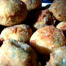 Potato, Arugula (Rocket) or Spinach Croquettes