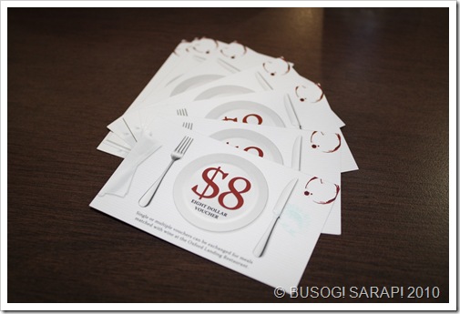 GOOD F&W SHOW MONEY VOUCHERS© BUSOG! SARAP! 2010