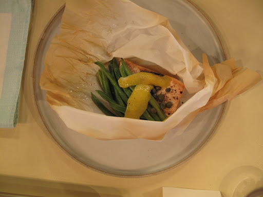 This recipe is wrapped in parchment and baked - so flavorful and tender.