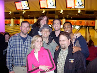 Bowling with the Broadway bowling league.