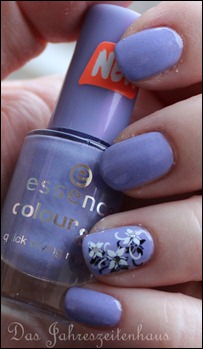 Eisblumen Doppelstamping Nageldesign 3