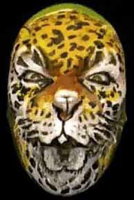 Self-Portraits Face Paintings by James Kuhn