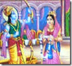 Sita and Rama's marriage