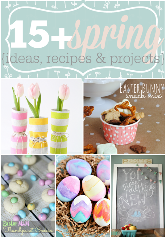 Over 15 Spring Ideas, Recipes & Projects featured at GingerSnapCrafts.com #linkparty #features #spring_thumb[5]