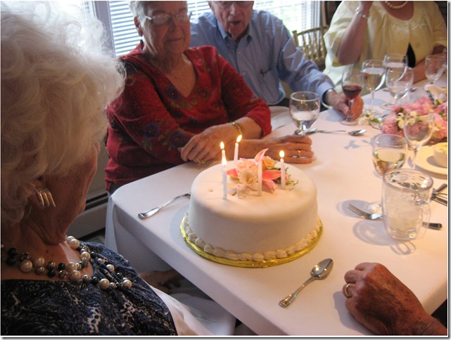 Mom and cake