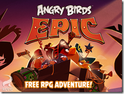 الواجهة الرئيسية للعبة Angry Birds Epic الطيور الغاضبة للأندرويد