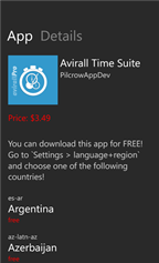 تطبيق فرى ماركت إستطاع إيجاد نسخة مجانية من التطبيق فى بعض البلدان الأخرى كالأرجنتين و كازاخستان