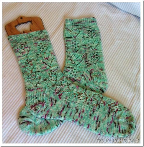 Cherry Heart socks