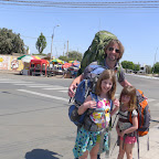 Leaving Nazca withour backpacks on