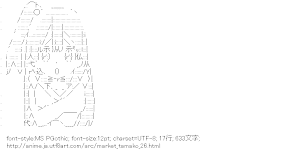 [AA]北白川あんこ （たまこまーけっと）